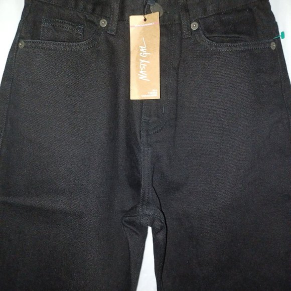 NASTY GAL ORGANIC COTTON DENIM HIGH WAIST MOM JEANS - Picture 3 of 10